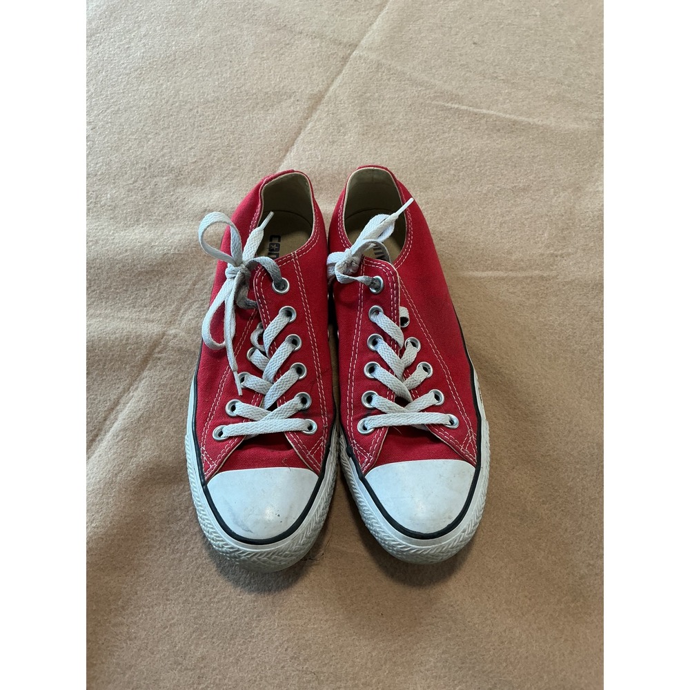 Converse Chuck Taylor All Star Unisex 7W/5M Red Good Low Top Sneakers